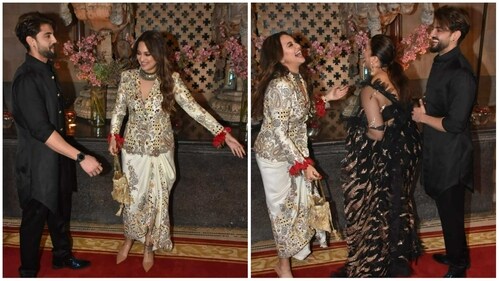 Sonakshi Sinha and Zaheer Iqbal at Ramesh Taurani's party. (Varinder Chawla) Sonakshi Sinha and Zaheer Iqbal at Ramesh Taurani's party. (Varinder Chawla)