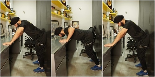 Incline push-up (Aminder Singh)