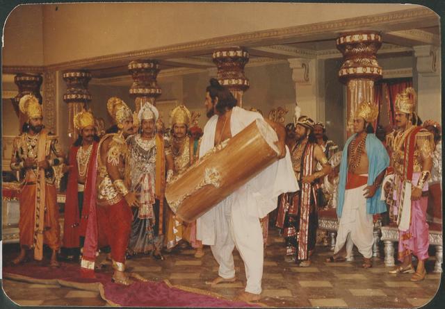 A scene from the television serial Mahabharata (1988) produced and directed by BR Chopra. (HT Photo) A scene from the television serial Mahabharata (1988) produced and directed by BR Chopra. (HT Photo)