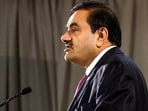Gautam Adani at an inauguration ceremony after the Adani Group completed the purchase of Haifa Port earlier in January 2023 in Israel. (Reuters)