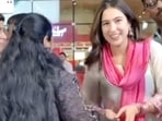Sara Ali Khan at Mumbai airport on Thursday. (Viral Bhayani) Sara Ali Khan at Mumbai airport on Thursday. (Viral Bhayani)