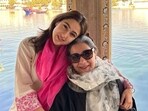 Sara Ali Khan with Amrita Singh near Udaipur's Lake Pichola. Sara Ali Khan with Amrita Singh near Udaipur's Lake Pichola.