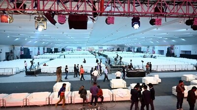 The state government has made arrangements for live telecasting of the inaugural session. (Deepak Gupta/ HT)