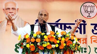 Defence minister Rajnath Singh. (ANI) Defence minister Rajnath Singh. (ANI)