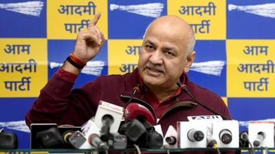 Deputy chief minister Manish Sisodia also holds the finance portfolio. (ANI)