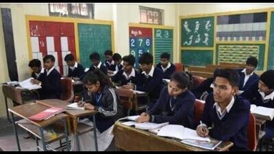 In its reply the government said Haryana government has stated that no school has been merged due to lack of qualified teachers, however, a total of 292 government schools have been closed or merged due to zero or less than 25 strength of students in the year 2022. (HT File photo) In its reply the government said Haryana government has stated that no school has been merged due to lack of qualified teachers, however, a total of 292 government schools have been closed or merged due to zero or less than 25 strength of students in the year 2022. (HT File photo)