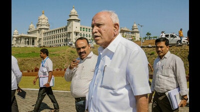 Karnataka government has decided to send a proposal to Union government to name the Shivamogga airport after BS Yediyurappa. (PTI) Karnataka government has decided to send a proposal to Union government to name the Shivamogga airport after BS Yediyurappa. (PTI)