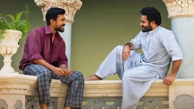 Actors Ram Charan and Jr NTR are the stars of SS Rajamouli's award-winning film RRR. Actors Ram Charan and Jr NTR are the stars of SS Rajamouli's award-winning film RRR.
