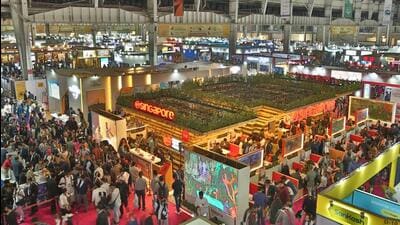 Spanning three days from February 9 to 11, the theme of the event is “inclusive and sustainable tourism”. (HT Photo) Spanning three days from February 9 to 11, the theme of the event is “inclusive and sustainable tourism”. (HT Photo)