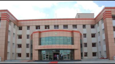The AIIMS building in Patna. (HT Photo) The AIIMS building in Patna. (HT Photo)