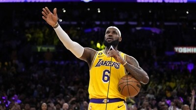 Los Angeles Lakers forward LeBron James. (AP) Los Angeles Lakers forward LeBron James. (AP)