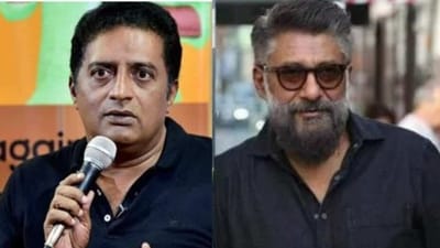 Filmmaker Vivek Ranjan Agnihotri calls Prakash Raj 'Mr Andhakar'. Filmmaker Vivek Ranjan Agnihotri calls Prakash Raj 'Mr Andhakar'.