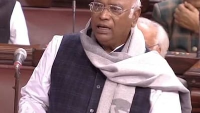 Row over Mallikarjun Kharge's Louis Vuitton jacket spilled on to social media from the Rajya Sabha on Wednesday.