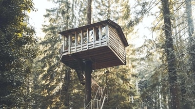 Stay at a treehouse: Another must-do experience in Gokarna is living in a treehouse at the Nirvana farm from where you will get a fantastic view of the Nirvana Beach coastline. (Unsplash) Stay at a treehouse: Another must-do experience in Gokarna is living in a treehouse at the Nirvana farm from where you will get a fantastic view of the Nirvana Beach coastline. (Unsplash)
