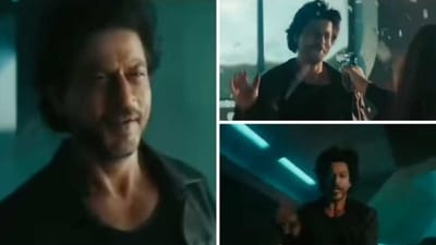 Shah Rukh Khan's action avatar for new ad reminds his fans of Pathaan. Shah Rukh Khan's action avatar for new ad reminds his fans of Pathaan.