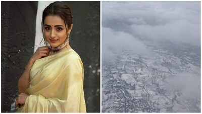 Trisha Krishnan is shooting for Leo in Kashmir. Trisha Krishnan is shooting for Leo in Kashmir.