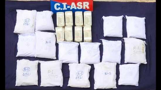The 17-year-old teen arrested for smuggling drugs is a resident of Amritsar. (HT Photo)
