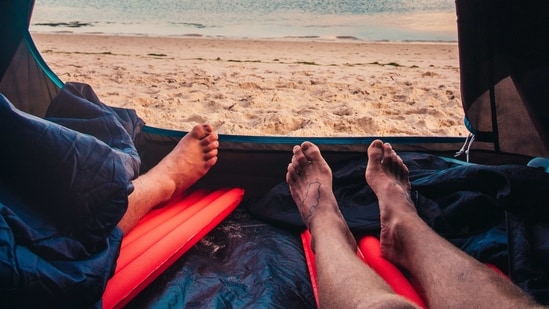 Camping: You can set up your tent at the beach and indulge in activities like fishing, bonfires and walking around exploring the beach.&nbsp;(Unsplash)