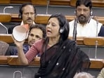 Trinamool Congress (TMC) MP Mahua Moitra speaks in Lok Sabha during the Budget Session of Parliament, in New Delhi on Tuesday. (ANI Photo/ SansadTV) Trinamool Congress (TMC) MP Mahua Moitra speaks in Lok Sabha during the Budget Session of Parliament, in New Delhi on Tuesday. (ANI Photo/ SansadTV)