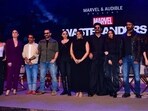 Saif Ali Khan, Kareena Kapoor, Jaideep Ahlawat, Sharad Kelkar and many others will take on the roles of iconic Marvel superheroes in the upcoming series set 30 years in the future. Saif Ali Khan, Kareena Kapoor, Jaideep Ahlawat, Sharad Kelkar and many others will take on the roles of iconic Marvel superheroes in the upcoming series set 30 years in the future.