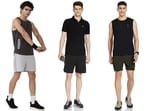 Van Heusen athleisure wear for men promises great comfort. 
