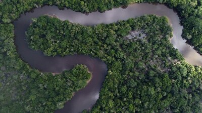 An aerial view of the Aguarico river, in the Amazon region of Lagartococha, Peru, on January 12. With the Siekopai teetering on the brink of cultural extinction, their leaders say it is a matter of survival to reclaim their ancestral land -- still largely untouched in the remote heart of the Amazon. They call the homeland Pe'keya in the Paicoca language. (Pedro Pardo / AFP) An aerial view of the Aguarico river, in the Amazon region of Lagartococha, Peru, on January 12. With the Siekopai teetering on the brink of cultural extinction, their leaders say it is a matter of survival to reclaim their ancestral land -- still largely untouched in the remote heart of the Amazon. They call the homeland Pe'keya in the Paicoca language. (Pedro Pardo / AFP)