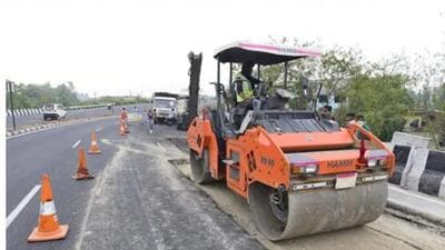 An under-construction Sherpur chowk rail over bridge is nearing completion and will be thrown open to traffic by end of February, said Aam Aadmi Party’s MP Sanjeev Arora on Friday. (HT photo)