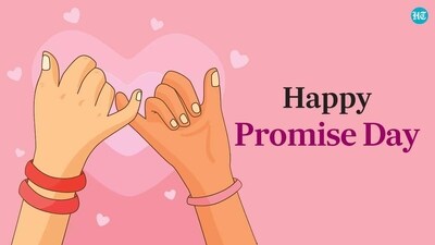 Check out romantic wishes, images, messages, greetings to send to your partner on Promise Day (February 11). (HT Photo) Check out romantic wishes, images, messages, greetings to send to your partner on Promise Day (February 11). (HT Photo)