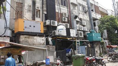 Heavy diesel generator sets at a market complex in Gurugram. CAQM said these directions are valid for all areas with a gas infrastructure when there is no ban or restriction under the Graded Response Action Plan. (HT Archive) Heavy diesel generator sets at a market complex in Gurugram. CAQM said these directions are valid for all areas with a gas infrastructure when there is no ban or restriction under the Graded Response Action Plan. (HT Archive)