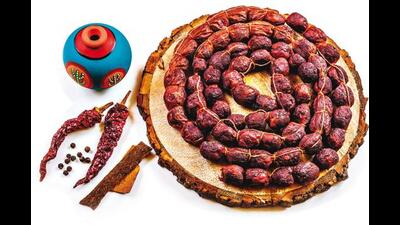 In Goa, the Portuguese popularised the sausage version of the chorizo, which has to be cooked before it is eaten. This is different from the Spanish chorizo in flavour. (Shutterstock) In Goa, the Portuguese popularised the sausage version of the chorizo, which has to be cooked before it is eaten. This is different from the Spanish chorizo in flavour. (Shutterstock)