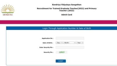 KVS TGT 2023 hall tickets released at kvsangathan.nic.in KVS TGT 2023 hall tickets released at kvsangathan.nic.in