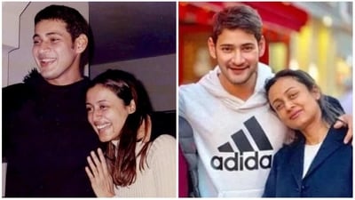 Mahesh Babu treated fans to a throwback photo of himself and Namrata Shirodkar on their anniversary. Mahesh Babu treated fans to a throwback photo of himself and Namrata Shirodkar on their anniversary.