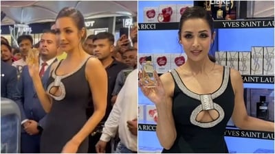 Malaika Arora's bombshell style moment in bust cut-out dress. (Instagram) Malaika Arora's bombshell style moment in bust cut-out dress. (Instagram)