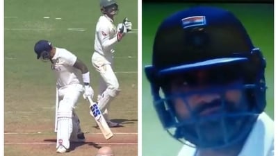 Rohit Sharma was not happy after Suryakuymar Yadav was clean bowled Rohit Sharma was not happy after Suryakuymar Yadav was clean bowled