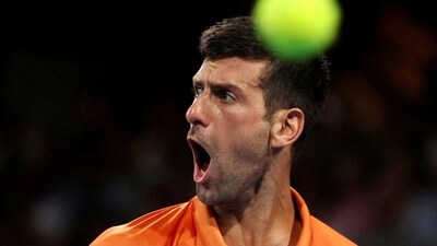 FILE PHOTO: Tennis - Adelaide International - Memorial Drive Tennis Club, Adelaide, Australia - January 8, 2023 Serbia's Novak Djokovic reacts during the final match against Sebastian Korda of the U.S. REUTERS/Loren Elliott/File Photo (REUTERS)