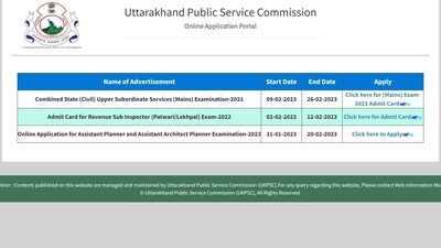 UKPSC CSS Mains exam admit card out at psc.uk.gov.in UKPSC CSS Mains exam admit card out at psc.uk.gov.in