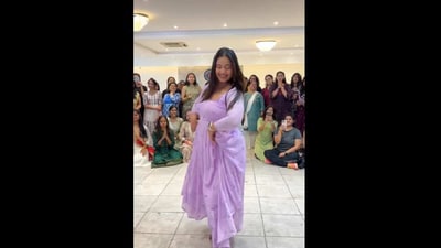 Snapshot of the woman dancing to Saiyyan, (Instagram/@nicoleconcessao) Snapshot of the woman dancing to Saiyyan, (Instagram/@nicoleconcessao)