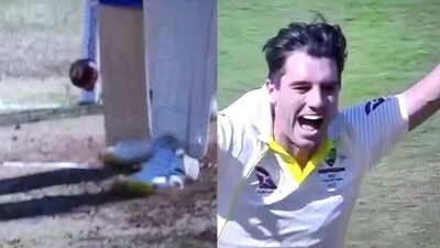 Pat Cummins dismissed Rohit Sharma. (Twitter) Pat Cummins dismissed Rohit Sharma. (Twitter)