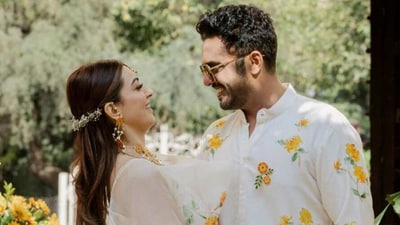 Hansika Motwani married Sohael Khaturiya in December. Hansika Motwani married Sohael Khaturiya in December.