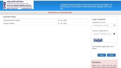 IBPS SO Mains result out at www.ibps.in IBPS SO Mains result out at www.ibps.in