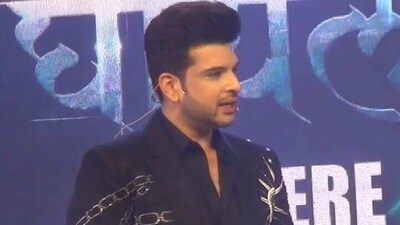 Karan Kundrra during the press conference.