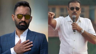 Dinesh Karthik; Ravi Shastri Dinesh Karthik; Ravi Shastri