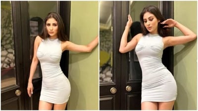 Mouni Roy’s white bodycon dress is the perfect attire to walk into TGIF mood (Instagram/@imouniroy) Mouni Roy’s white bodycon dress is the perfect attire to walk into TGIF mood (Instagram/@imouniroy)