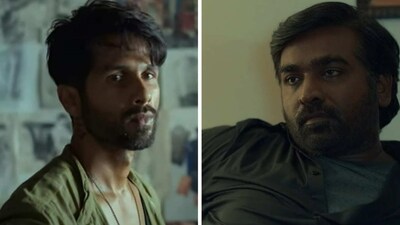 Shahid Kapoor and Vijay Sethupathi star in Farzi. Shahid Kapoor and Vijay Sethupathi star in Farzi.