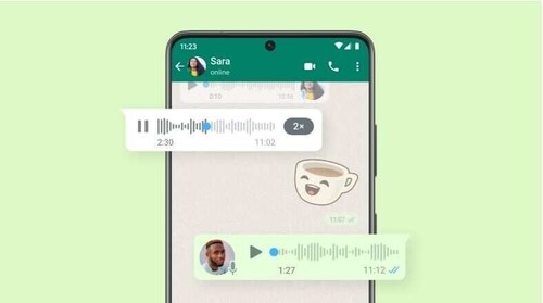 You can send voice notes to your partner on WhatsApp You can send voice notes to your partner on WhatsApp