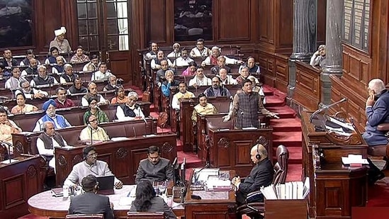 Leader of the House in Rajya Sabha Piyush Goyal speaks during the Budget Session of Parliament, in New Delhi on Friday. (ANI Photo/ SansadTV) Leader of the House in Rajya Sabha Piyush Goyal speaks during the Budget Session of Parliament, in New Delhi on Friday. (ANI Photo/ SansadTV)