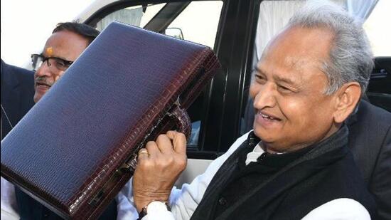 CM Ashok Gehlot presented state budget in Rajasthan Assembly on Friday (Twitter/@ashokgehlot51)