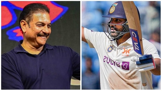 Former Indian head coach Ravi Shastri was all praise for India captain Rohit Sharma (PTI)