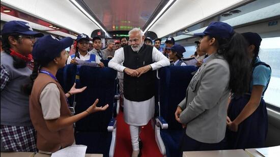 Prime Minister Narendra Modi said the newly inaugurated Mumbai-Solapur and Mumbai-Shridi Vande Bharat trains will promote religious tourism and people can also enjoy the beauty of the ghats.