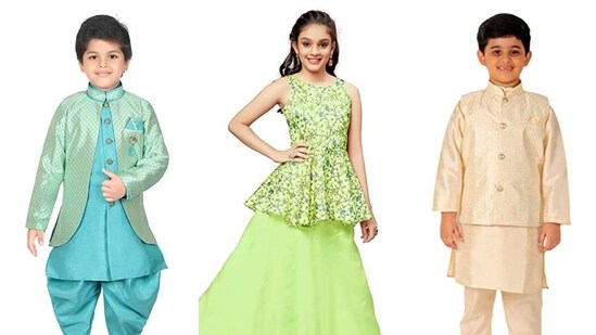 Kids dressed in ethnic dresses look charming, and how!